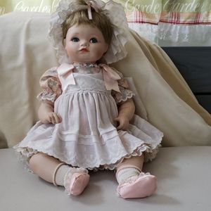 Porcelain collector doll